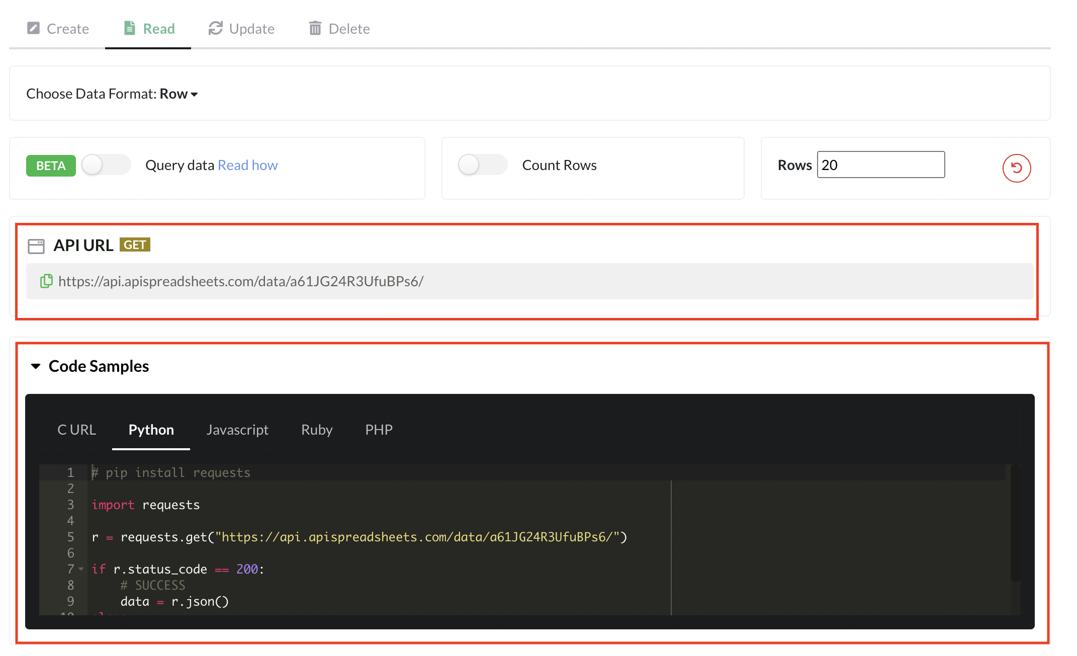 API_Spreadsheets_Code