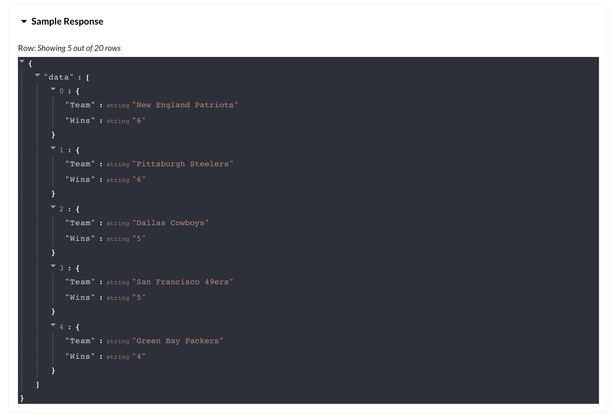 API_Spreadsheets_sampleResponse
