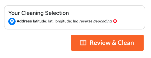 reverse geocode address